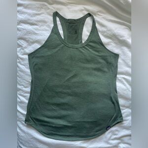 Patagonia Green Capilene Cool Trail Tank Top